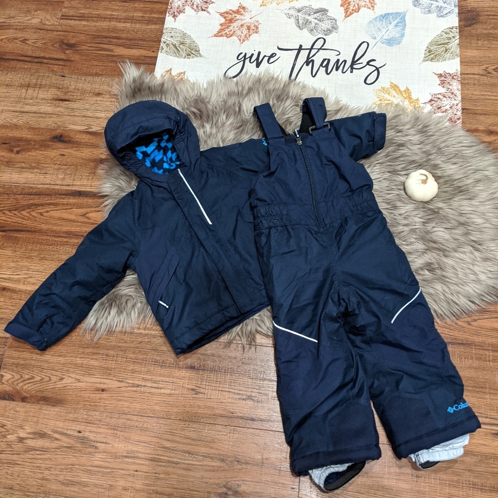 Columbia Omni Heat Snow Bibs and Jacket